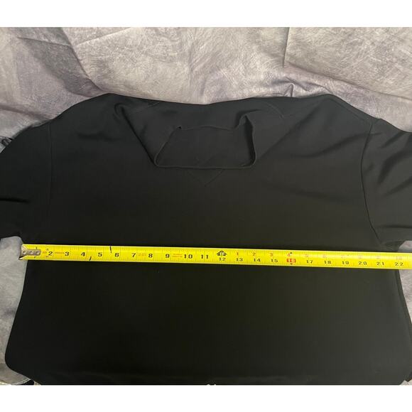 Varley Black Funnel Neck Sweatshirt Women’s Small – Drawstring Hem Luxe Pullover - Picture 8 of 8